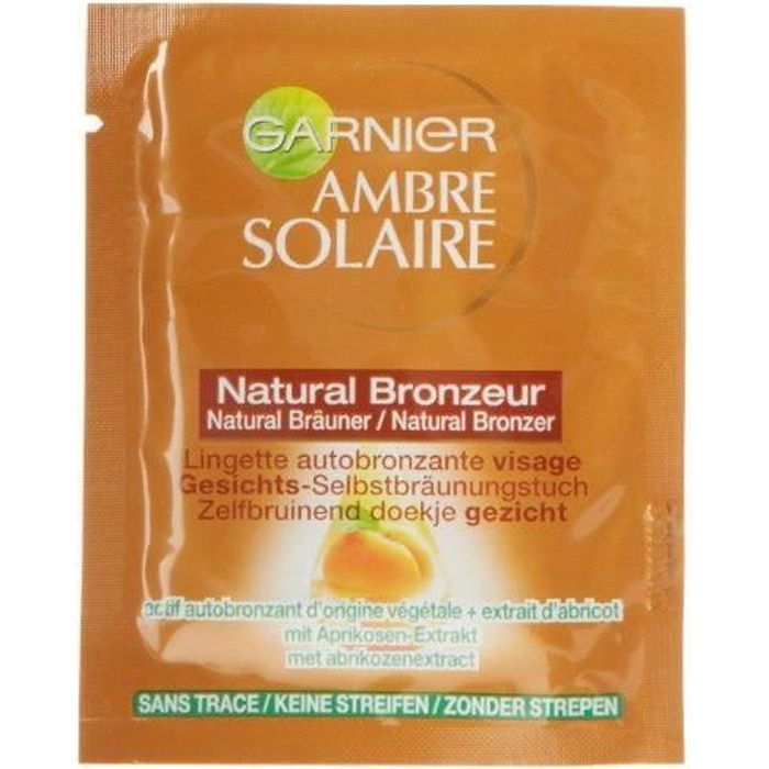Garnier Lot de 15 lingettes autobronzantes Ambr…