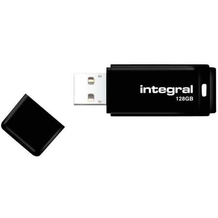 INTEGRAL Clé USB - 128 Go - USB 2.0 - Noir