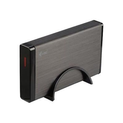 I-TEC Boîtier Pour Disque Dur MySafe Serial ATA/600 - USB 3.0 Host Interface Externe - Noir - 1 x Baie de 8,89 cm