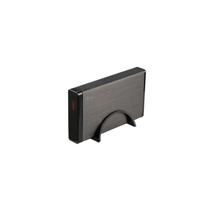 I-TEC Boîtier Pour Disque Dur MySafe Serial ATA/600 - USB 3.0 Host Interface Externe - Noir - 1 x Baie de 8,89 cm