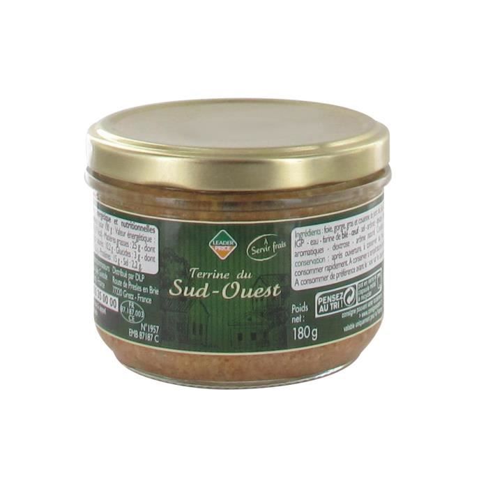 Terrine du sud-ouest Leader Price - 180g