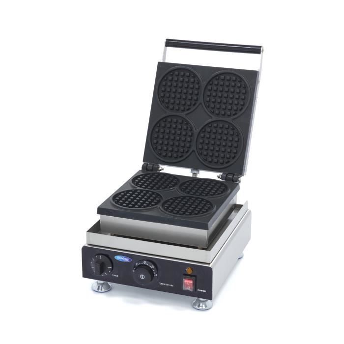 Gaufrier Mini Gaufres Rondes 4 gaufres