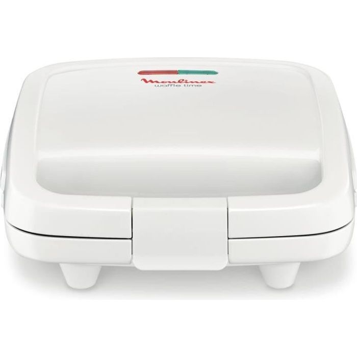 MOULINEX WJ70112 Gaufrier electrique Waffle Time - Blanc