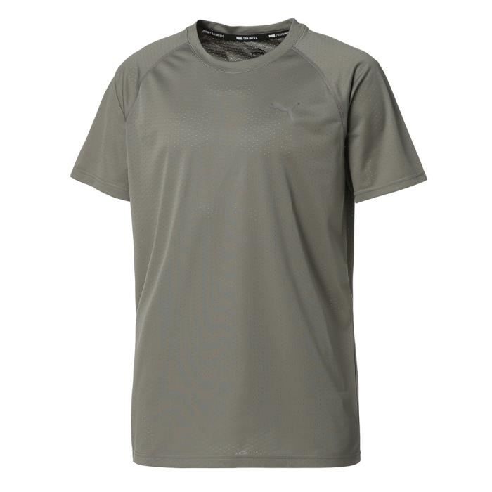 PUMA - T-shirt de sport NRGY - technologie Drycell - gris - Homme