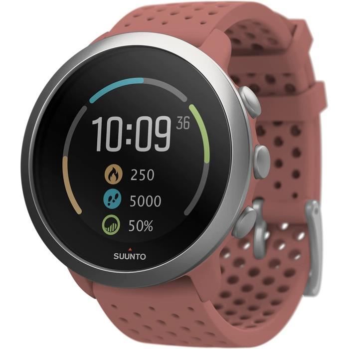 Suunto 3 Montre de Sport avec Mesure de la Frequence Cardiaque au Poignet, 24/7 Activity Tracker et Surveillance de la Recupe
