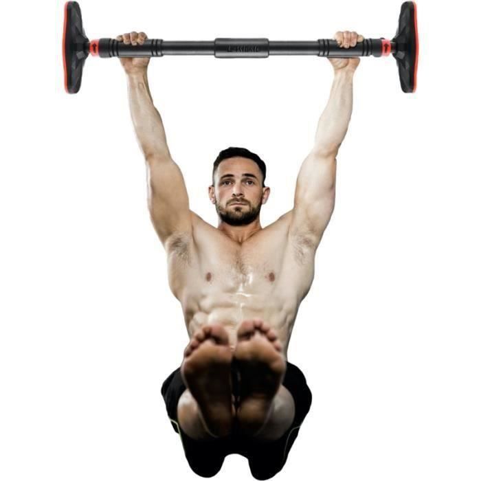 Barre de Traction pour porte 105-140cm plus longe TEZAWA Gym Exercice Fitness Pull up Bar Equipement de Fitness à domicile E