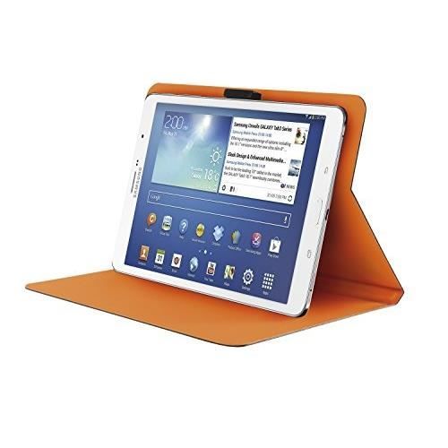 TRUST Aeroo Étui Folio Univ pour Tablette 7/8'' - Gris et orange