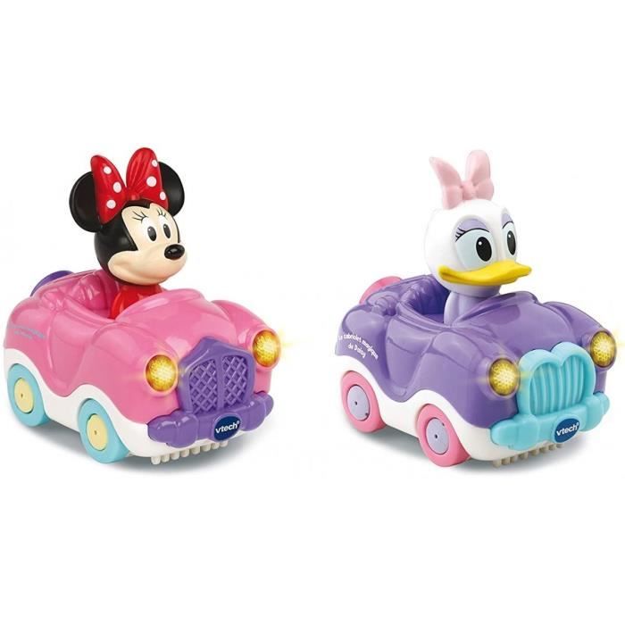 Coffret De 2 Voitures Disney : Cabriolet de Daisy + Minnie - Vehicules - Tut Tut Bolides Vtech