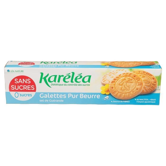 Karéléa Biscuits Sans Sucres Galettes Pur Beurre 150g