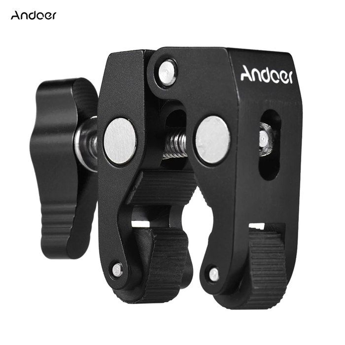 Pince à Boule 2,5 Cm Andoer En Alliage Aluminium Anodisé - Support Caméra Plongée Sous-Marine