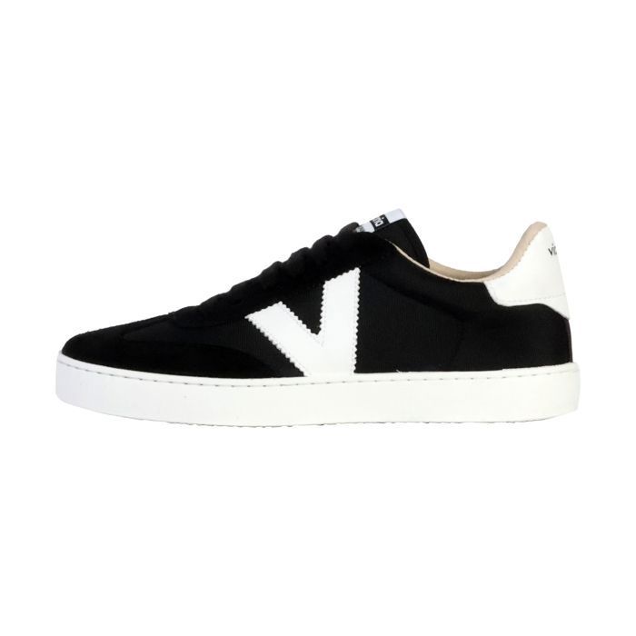 Victoria Baskets - VICTORIA - Berlin - Cuir fendu - Nylon - Mixte - Noir