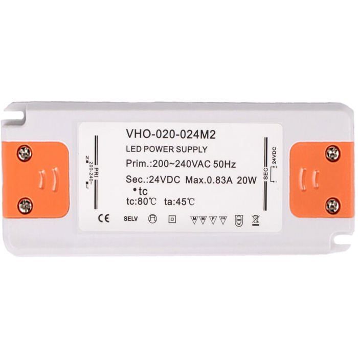 Transformateur 12V Orno (90-254V AC To 12V DC) - Pour Ampoules LED MR16, Bandes LED - Puissance 9W, IP20
