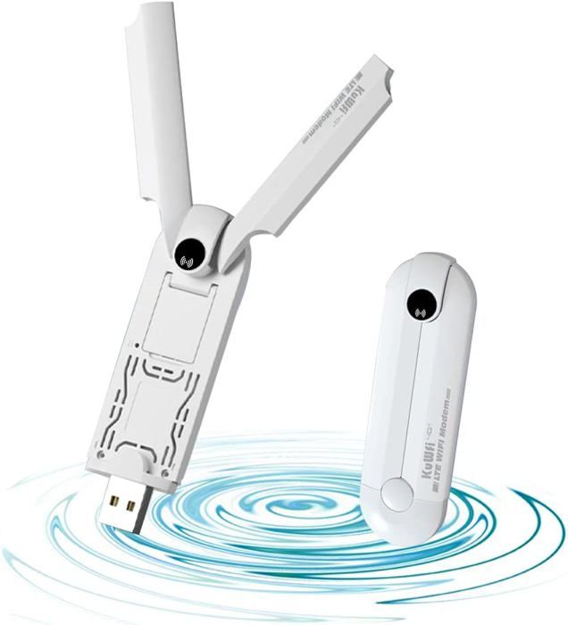 Dongle 4G 150Mbps Usb Mobile Wifi Avec Slot Sim 2 Antennes Externes Clé Usb Lte Pour La Plupart Des Cartes Sim Européennes Ro