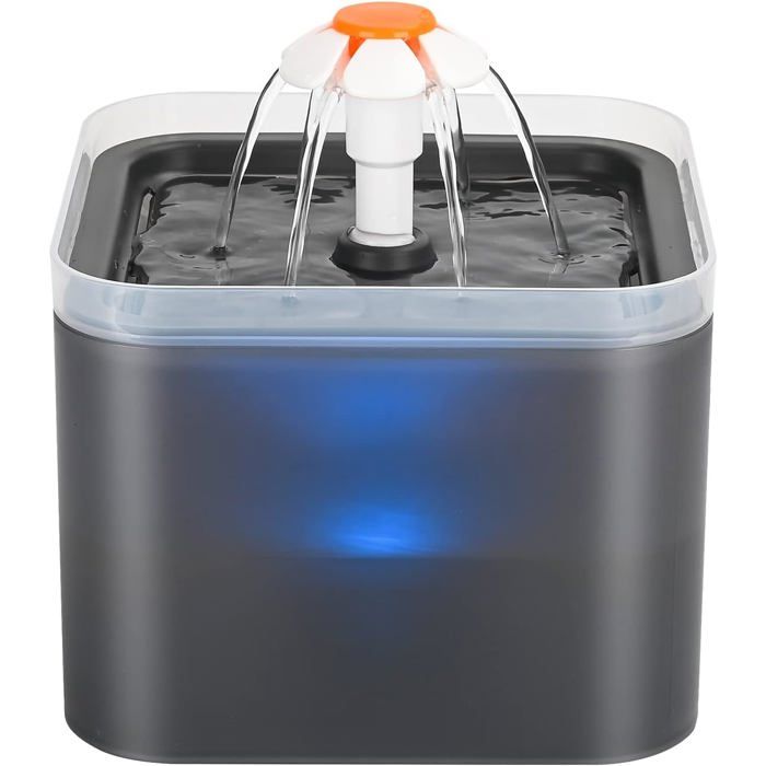 Fontaine à Eau pour Chat et Chien - Distributeur dEau Gris 2L