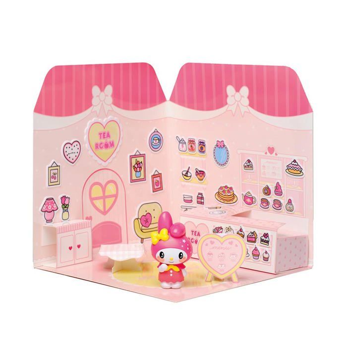 Playset My Melody Tea Room - Comansi - 40+ Stickers
