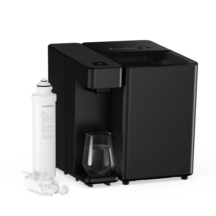 KLARSTEIN  velaire distributeur d'eau et glace 10 kgjour avec filtre pac 160w noir