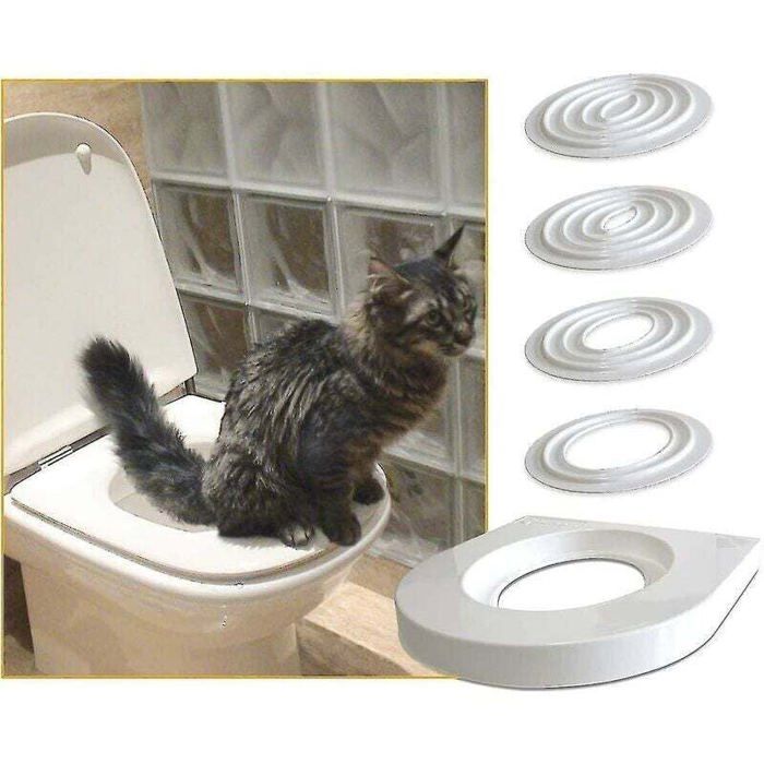 Kit de formation aux toilettes pour chat - MICH - Système de disparition de la litière