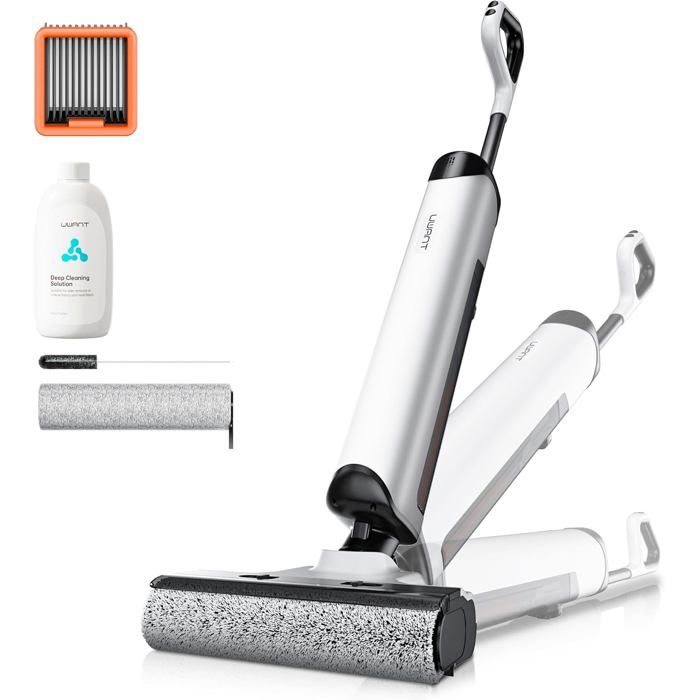 Aspirateur laveur sans fil - SVATV - Uwant D500 - Désodorisation des réservoirs - Portée à plat de 180° - Svatv