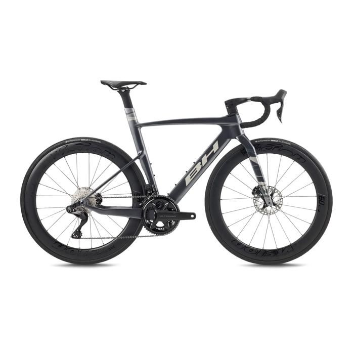 Vélo de route BH Bikes Aerolight 7.0 - dark grey_cream_light grey - Noir - M