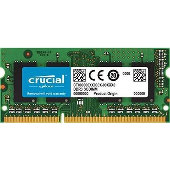 Crucial DDR3 1600 8GB - vue 2