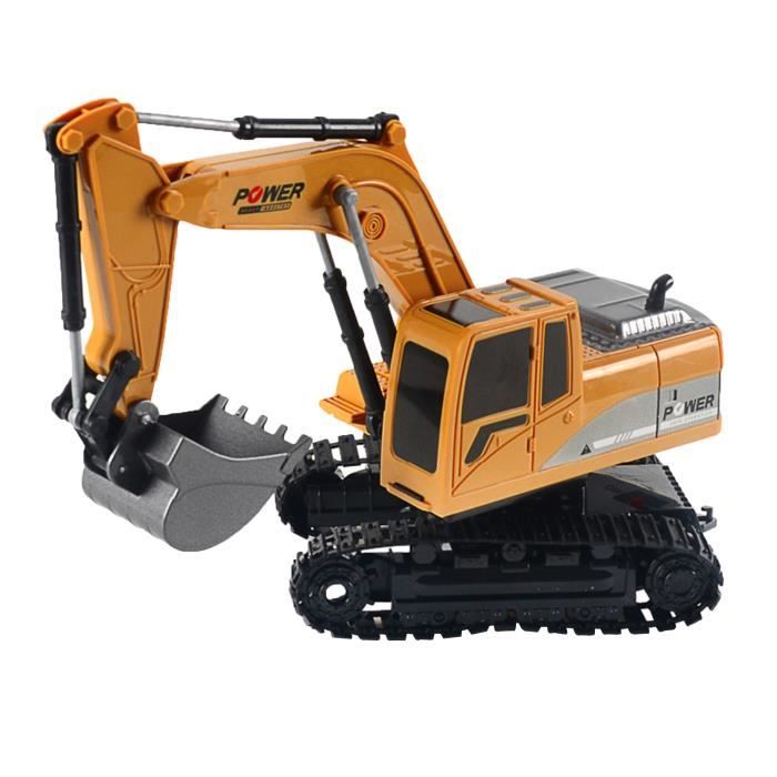 RC Trucks Mini RC Excavator 124 Alliage Plastique Engineering Car