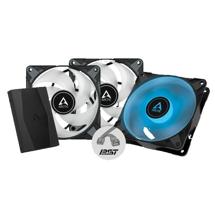 Arctic Lot de 5 Ventilateurs de boitier F12 PST 12cm Neuf - vue 6