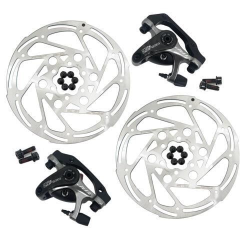 Kit de frein à disque hydraulique à 4 pistons en alliage d'aluminium ZTTO M840 Kit de frein à disque hydraulique VTT avant arrière – acheter aux petits prix dans la boutique en