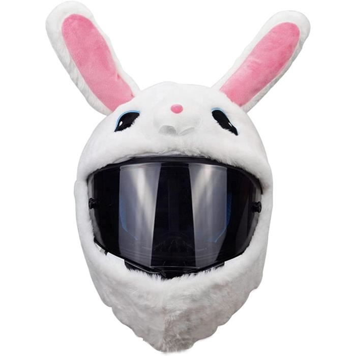 Couvre-Casque pour Full Face Casque De Moto, Couverture en Peluche