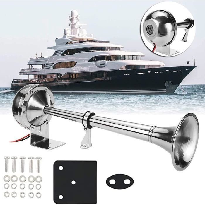 Tromba Potente 328DB 12V 30W In Acciaio Inox Per Barche, Camion, SUV - Singola, Resistente Alla Ruggine