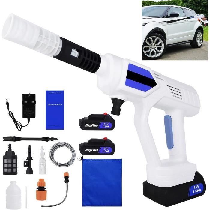 Generic Pistolet Lavage Voiture Sans Fil - Nettoyeur Haute Pression Avec 2 Batteries Lithium 48V à Prix Pas Cher | Maroc