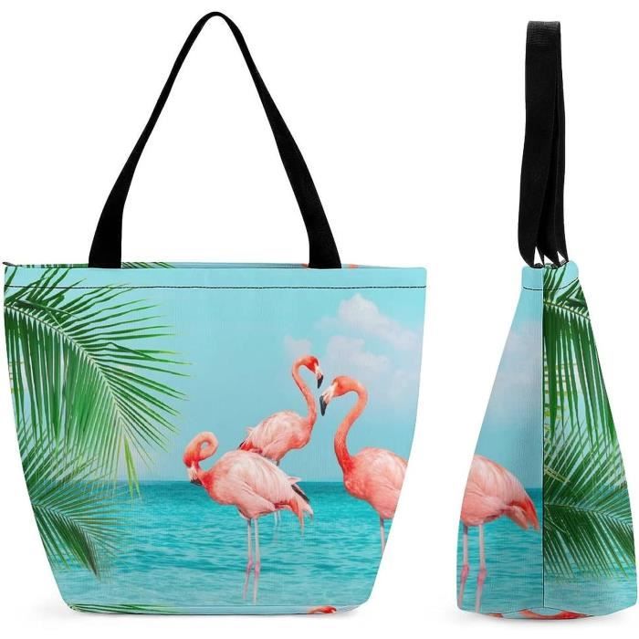 Sac a new arrivals main flamant rose