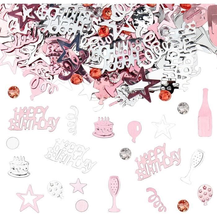 Confettis Anniversaire 30 Ans – 200 Pièces Or Et Paillettes – Décoration De Table