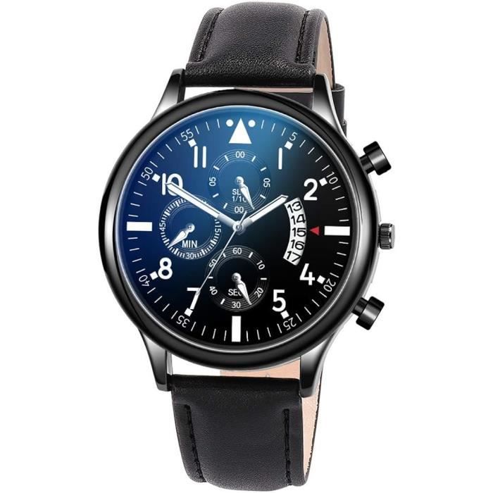 Montre cuir homme clearance pas cher