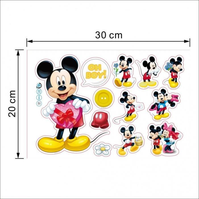 Decoration Maison C Dessin Anime Mickey Minnie Souris Bebe Maison Stickers 3d Stickers Muraux Enfants Chambre Bebe Chambre Art Cdiscount Maison