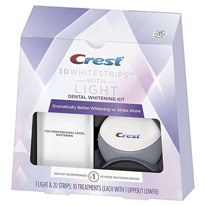 Ensemble De Blanchiment Des Dents Crest 3d White Whitestrips Avec
