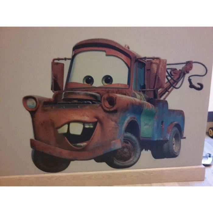 3d Bande Dessinee Pixar Cars Mater Stickers Muraux Pour Chambre D