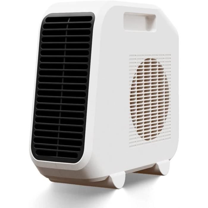 Chauffe-ventilateur Portable Alpina 2000W - 2 Réglages De Chaleur, Blanc, Chauffage D’appoint Rapide