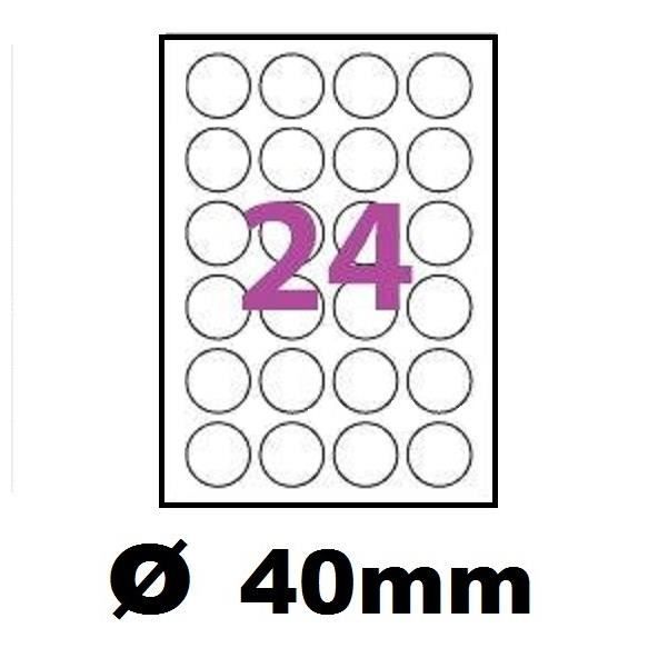 5 étiquette transparente brillante RONDE diametre 40 mm - Cdiscount  Beaux-Arts et Loisirs créatifs