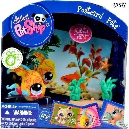 Lot Littlest Pet Shop Vintage - Poisson Et Insecte - Hasbro