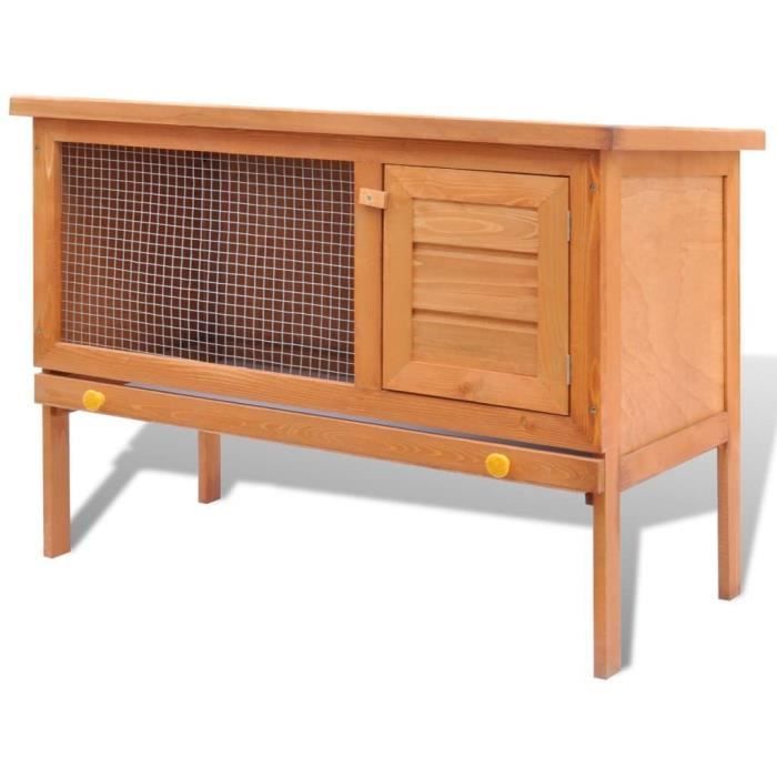 Clapier - Festnight - 1 étage - Bois - 90 x 45 x 655 cm - Extérieur