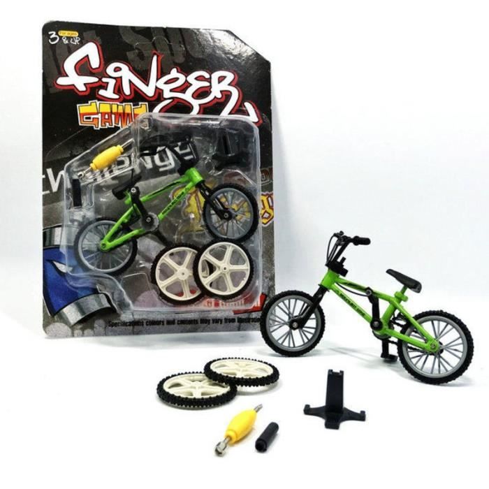 Vert Mini doigt bmx ensemble ventilateurs de v lo jouet alliage