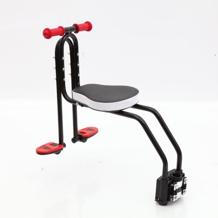 Siège Avant Enfant Vélo – 1 à 5 Ans – Pédales Réglables, Ceinture Sécurité – Compatible VTT, Ville, Pliant