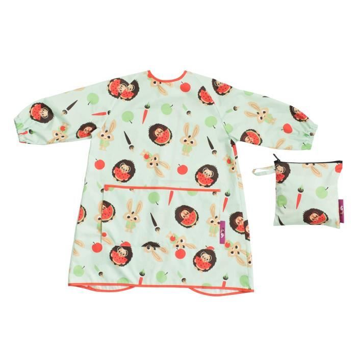 Bavoir Tablier Tidy Tot Avec Manches Etanche Repas Peinture Bricolage Sac Offert Tidy Tot Toddler Bib Pistachio Green Cdiscount Puericulture Eveil Bebe