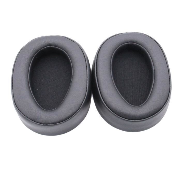 Coussinets d'oreille haut de gamme pour   MDR100ABN WH H900N noir 