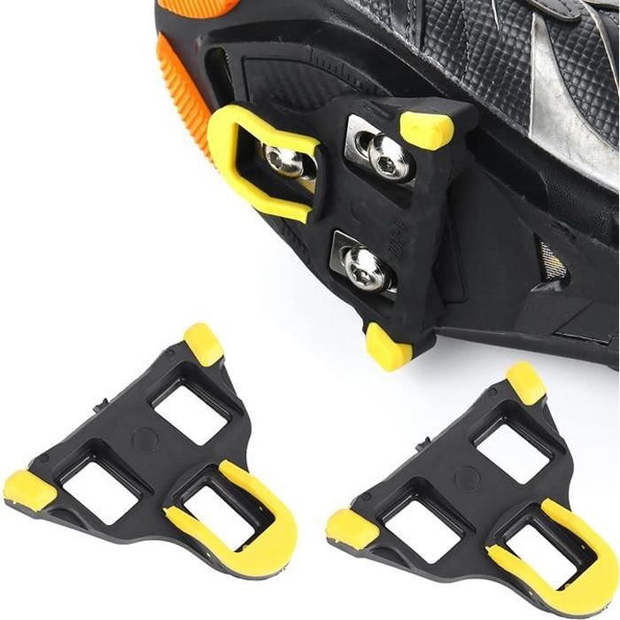 Cales de vélo de route hexagonales antidérapantes robustes 1 paire, cales de pédales de vélo durables, pour cales Shimano SPD-SL