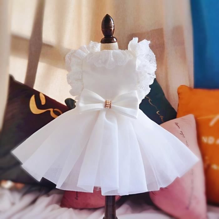Robe jupe Jupe en dentelle blanche pour fille v tement de