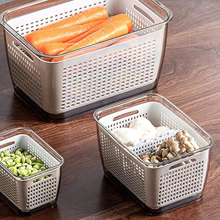 Boîte Rangement Réfrigérateur IDesign 38x16x9cm - Organisateur BPA Free Transparent