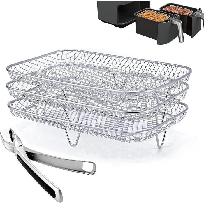 Air Fryer Racks For Ninja Dual, Accessoires De Friteuse à Air Chaud, 3