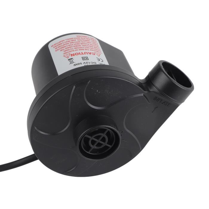 Gonfleur électrique 12V ADVENTURIDGE – Pompe à Air Pour Voiture, Matelas, Piscine Et Jouets Gonflables