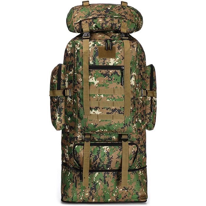 DESTOCKAGE Sac Militaire Grande Capacité Camouflage 100 L